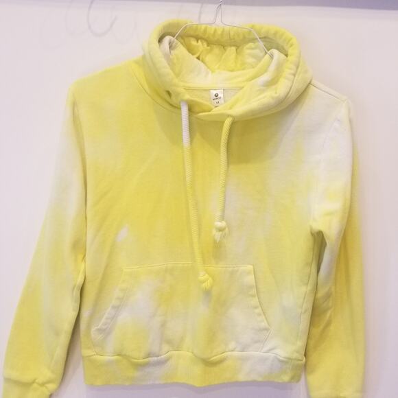 90 Degree Kid's Yellow Hoodie Sweatshirt Size M - Picture 4 of 6